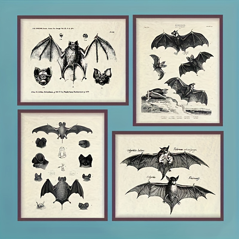 Victorian Bat Lady Fine Art Print Costume dHalloween vintage Gothique Art  sombre Bat Art Illustration -  France