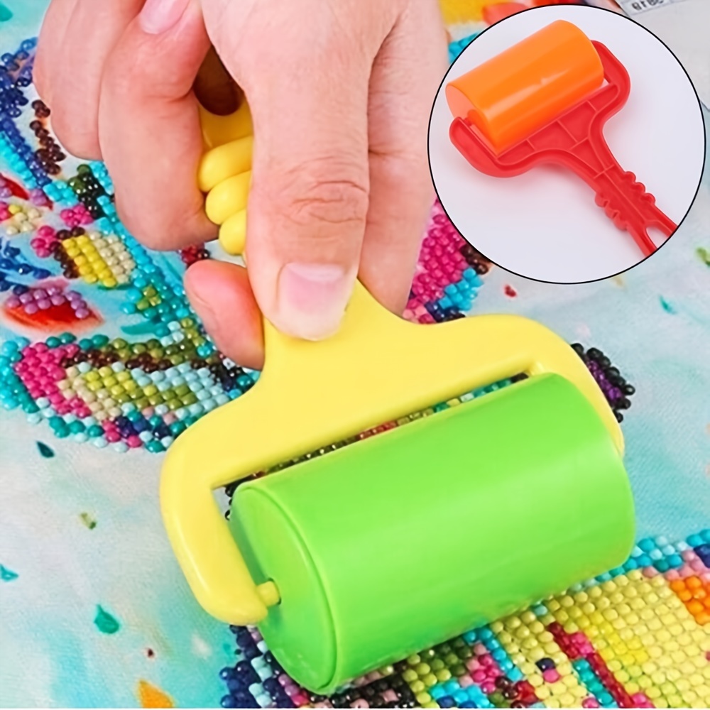 5D Diamonds Painting Roller Plastic Paint Rollers Sticking Tightly Cross  Stitch Tool Handcrafts DIY Diamonds Painting