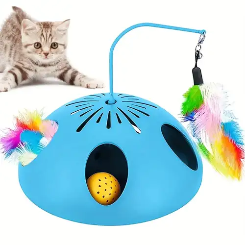 Rojeco Cat Toys 1 Interactive Cat Toys Indoor Cats Cat Toy - Temu