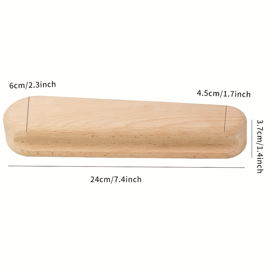 Professional Tailors Clapper Handcrafted Large Beech Wood Seam