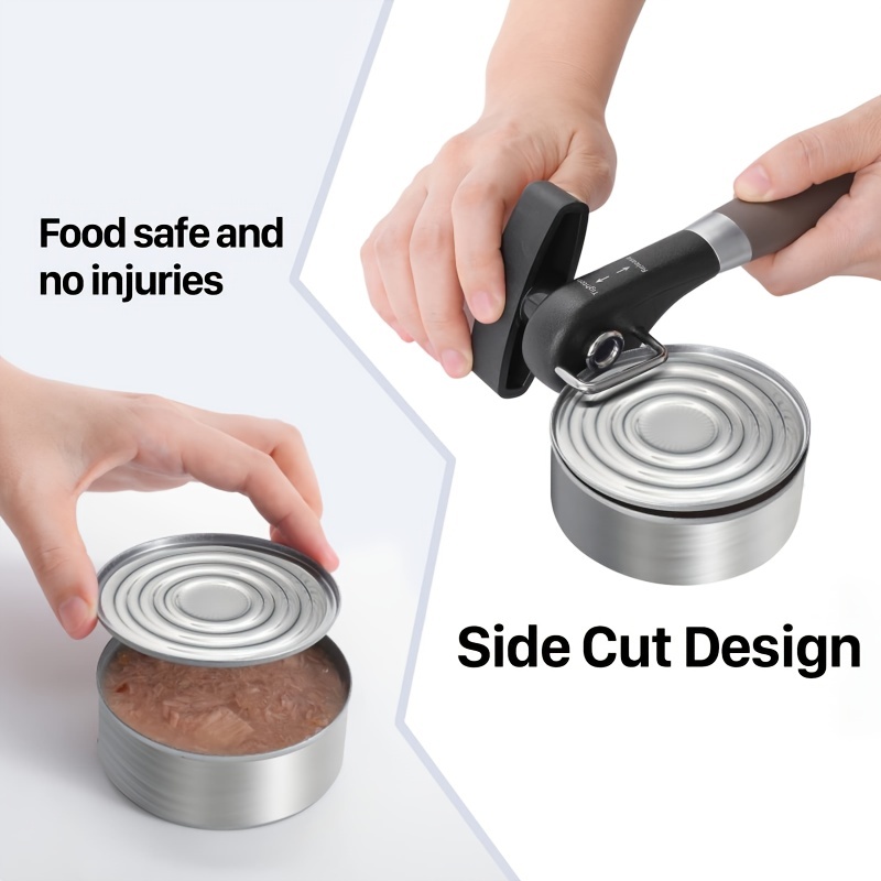1 Can Opener Stainless Steel Manual Anti slip Grip Heavy - Temu