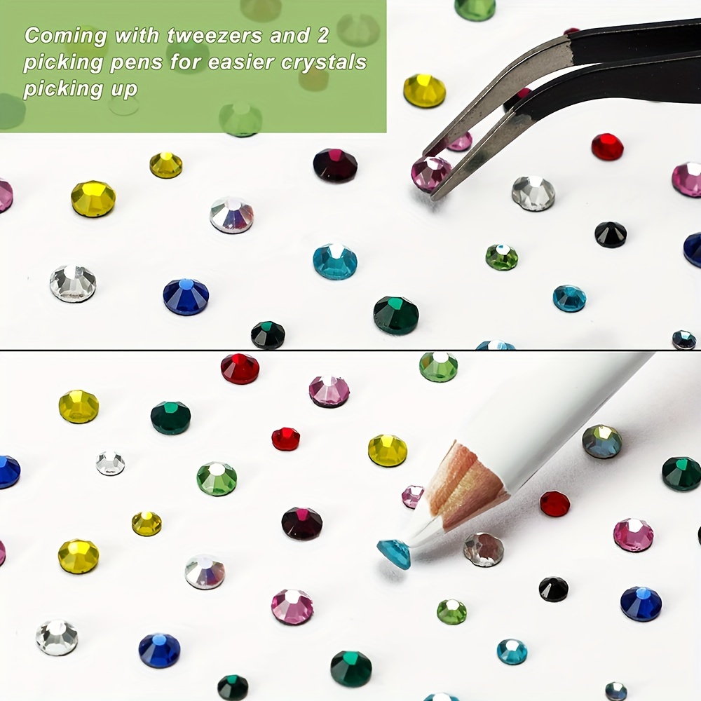 Craft Gemstones and Crystals Multicolor Rhinestones for Clothes