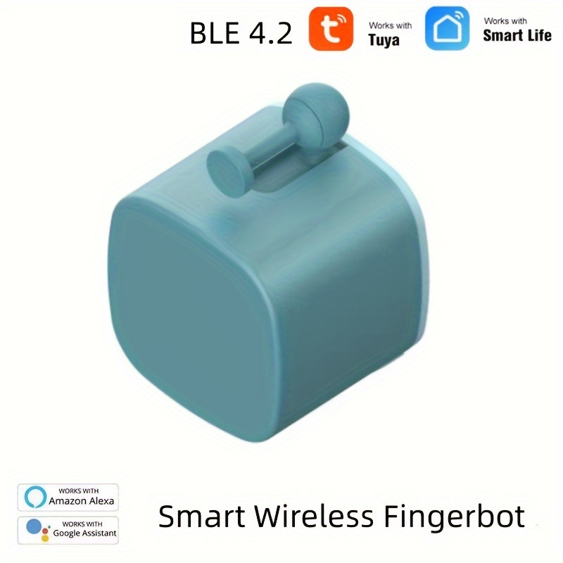 Smart Switch Button Pusher: Bluetooth Fingerbot Plus with Toolkit for Any  Buttons & Switches, Tuya App Control,No Wiring Switch Bot Button, Add a  Blutooth Hub Compatible with Alexa Google Home (White) 