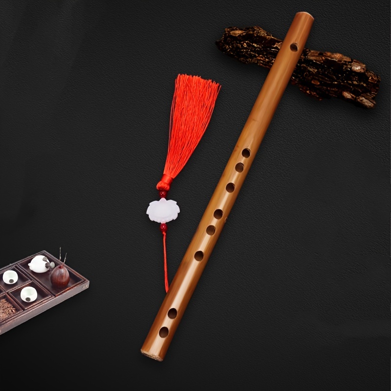 Flûte en bambou naturel réglable à 15 tubes, Instrument de musique  folklorique chinois, flûte de Pan à vent