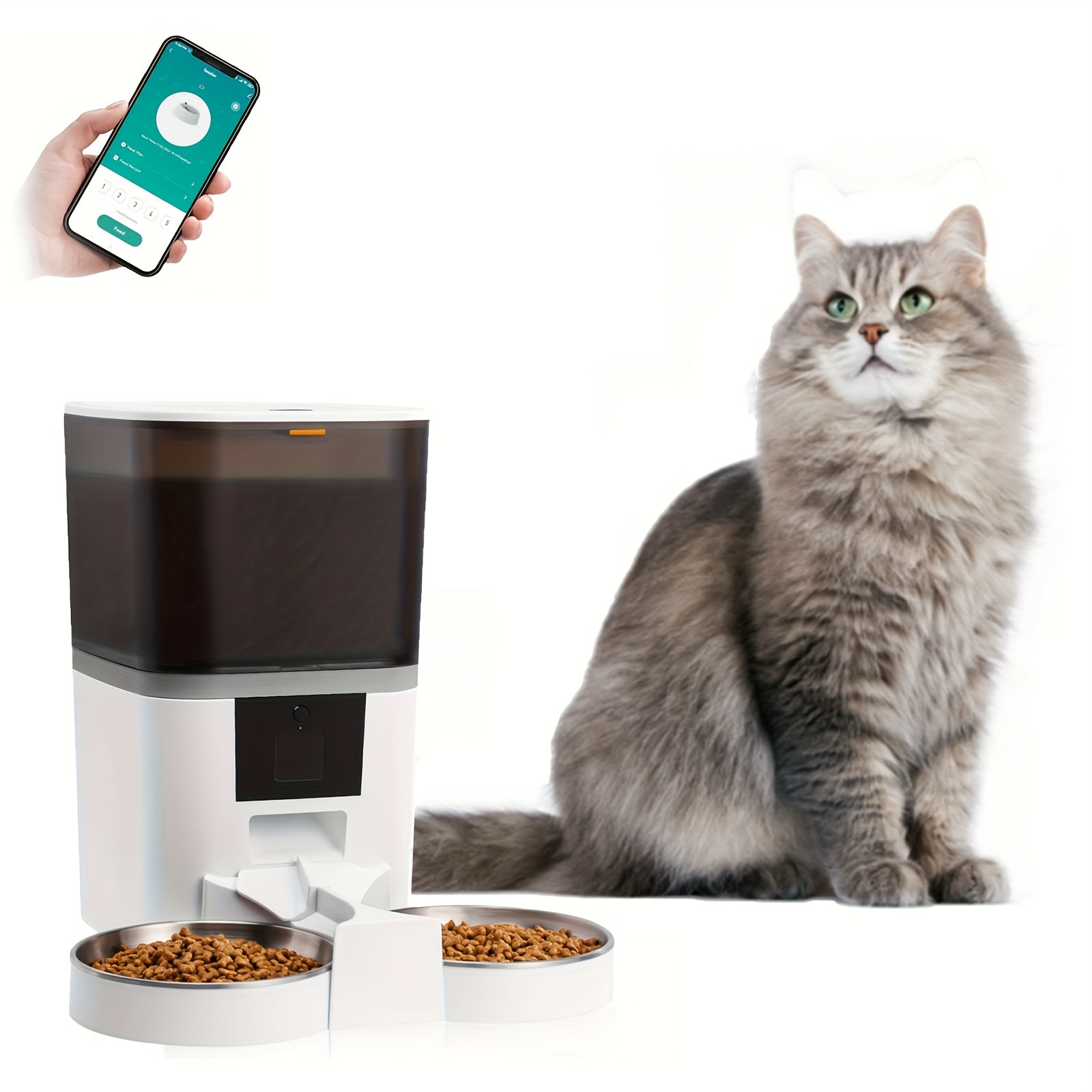 PawPartner Automatic Cats Dispenser Smart Cat Dog Food Feeder 4.5L