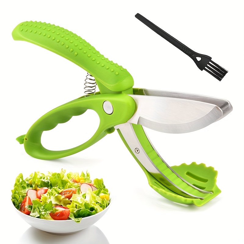 1 Food Cutter Kitchen Scissors Salad Chopper Vegetable - Temu