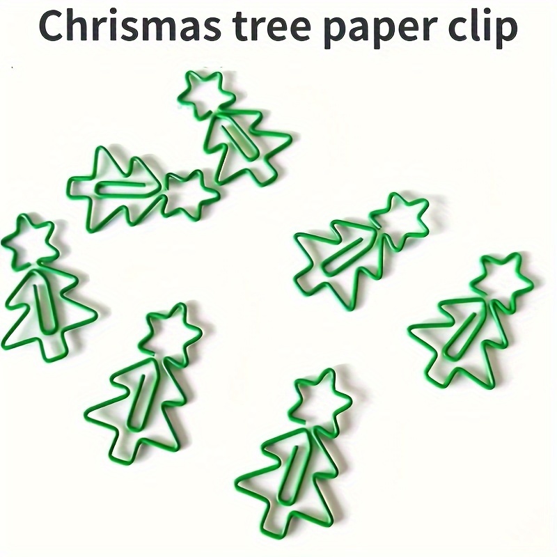 Christmas Tree Paper Clips - The Benson Street