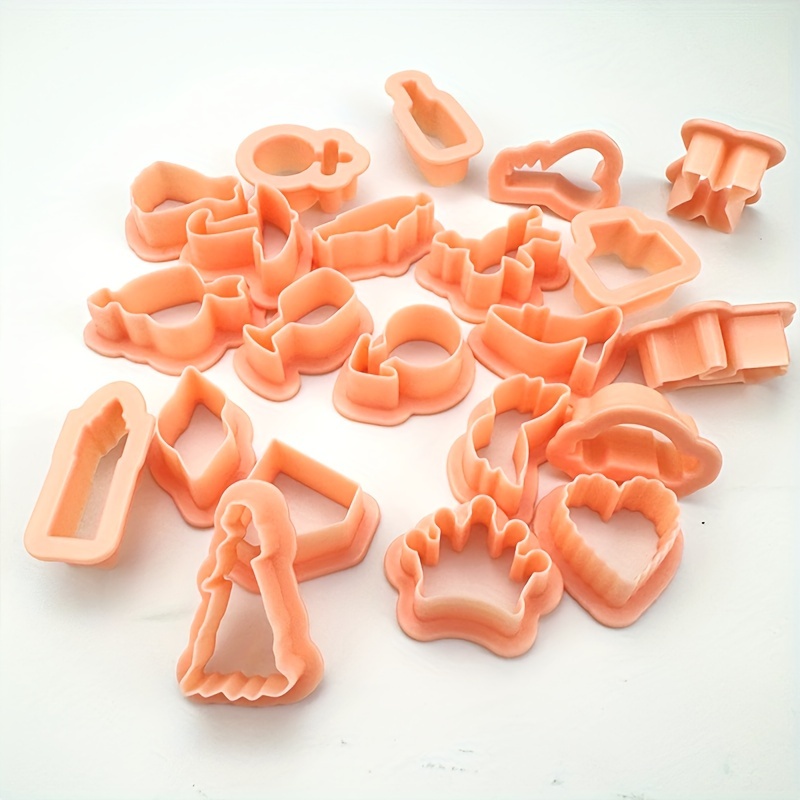 13 Pcs New Valentine'S Day Soft Pottery Clay Earrings Mold DIY Clay  Earrings Resin Cutter Handmade Tools