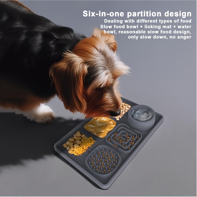 Silicone Pet Licking Pad Dog Slow Feeder Pad Dog Licking Mat With Suction  Cups Multifunctional Waterproof Dog Lick Mat For Anxiety Relief - Temu