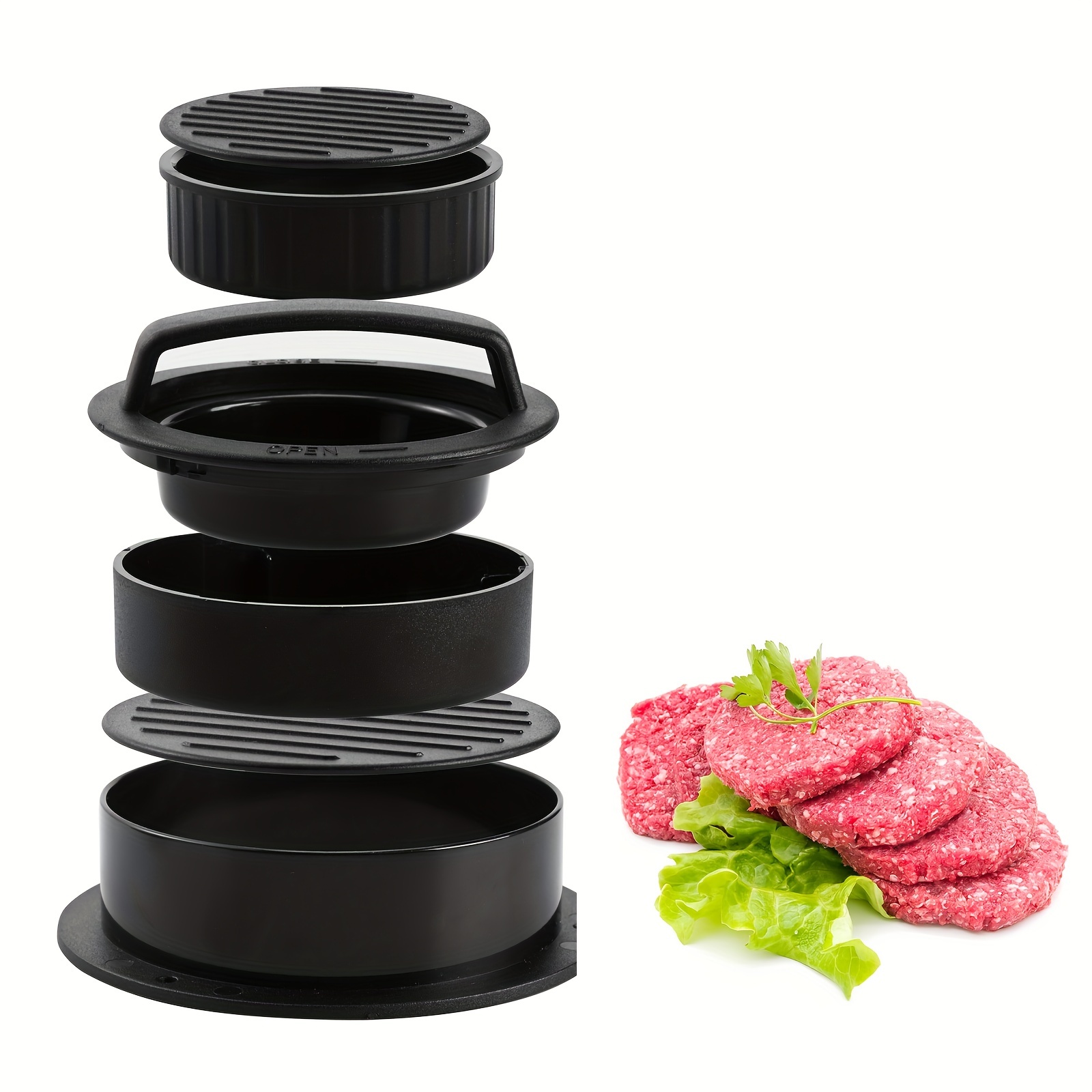 1 Set Pressa Hamburger Pressa Patty Pressa Cheeseburger - Temu Italy