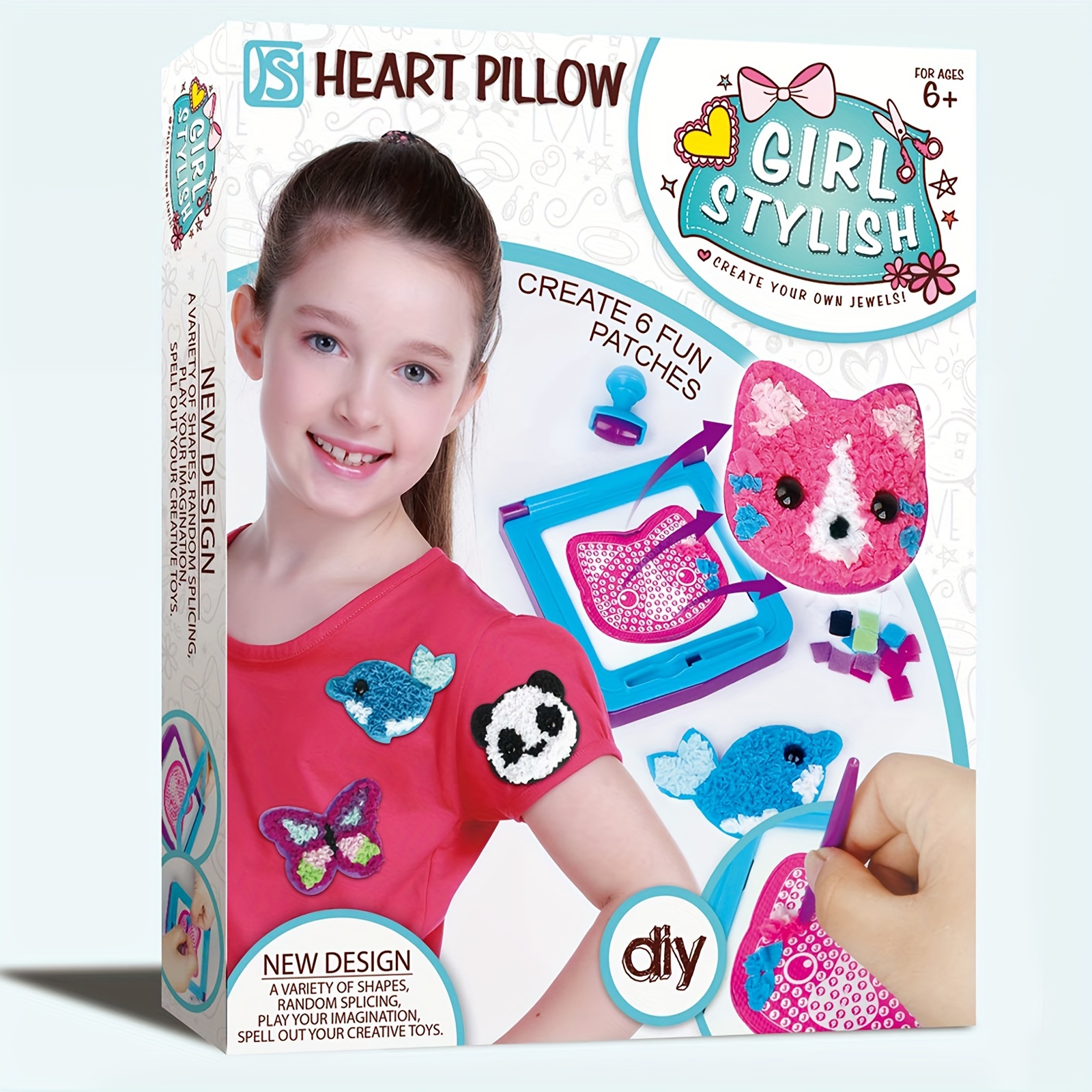 Plush Craft Heart Pillow - Playthings Toy Shoppe