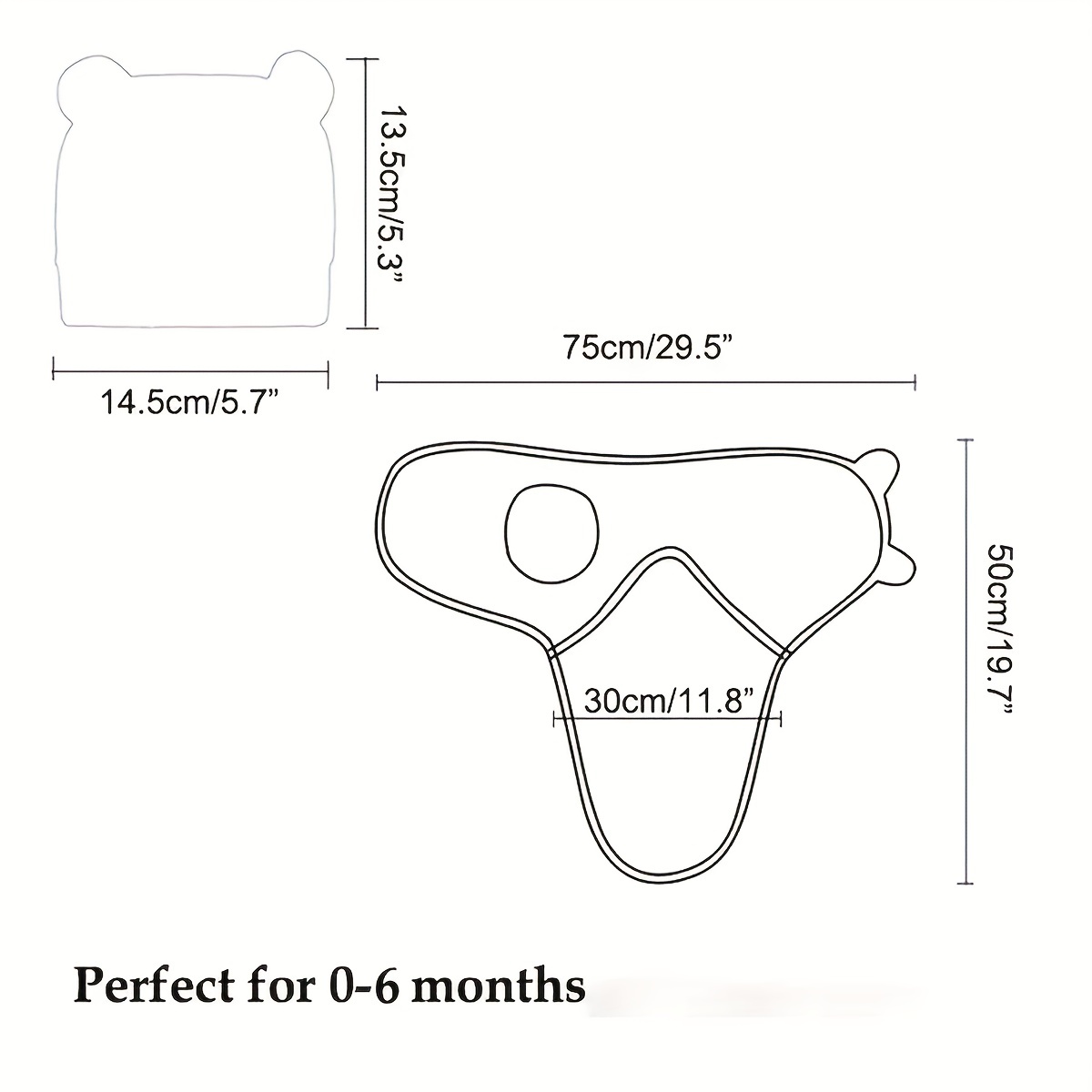 Envolventes para Dormir Saco Dormir Infantil de Inviernos con Almohadilla  perfke Manta de dormir para bebé