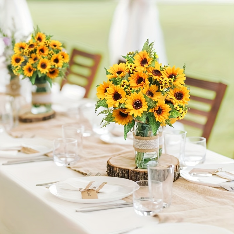 5 Girasoli Artificiali, Girasoli Finti A Stelo Lungo, Fiori Di Seta  Artificiale Per La Decorazione Del Giardino Della Festa Nuziale  Dell'ufficio Dell'hotel Domestico 20,47 '' - Temu Italy