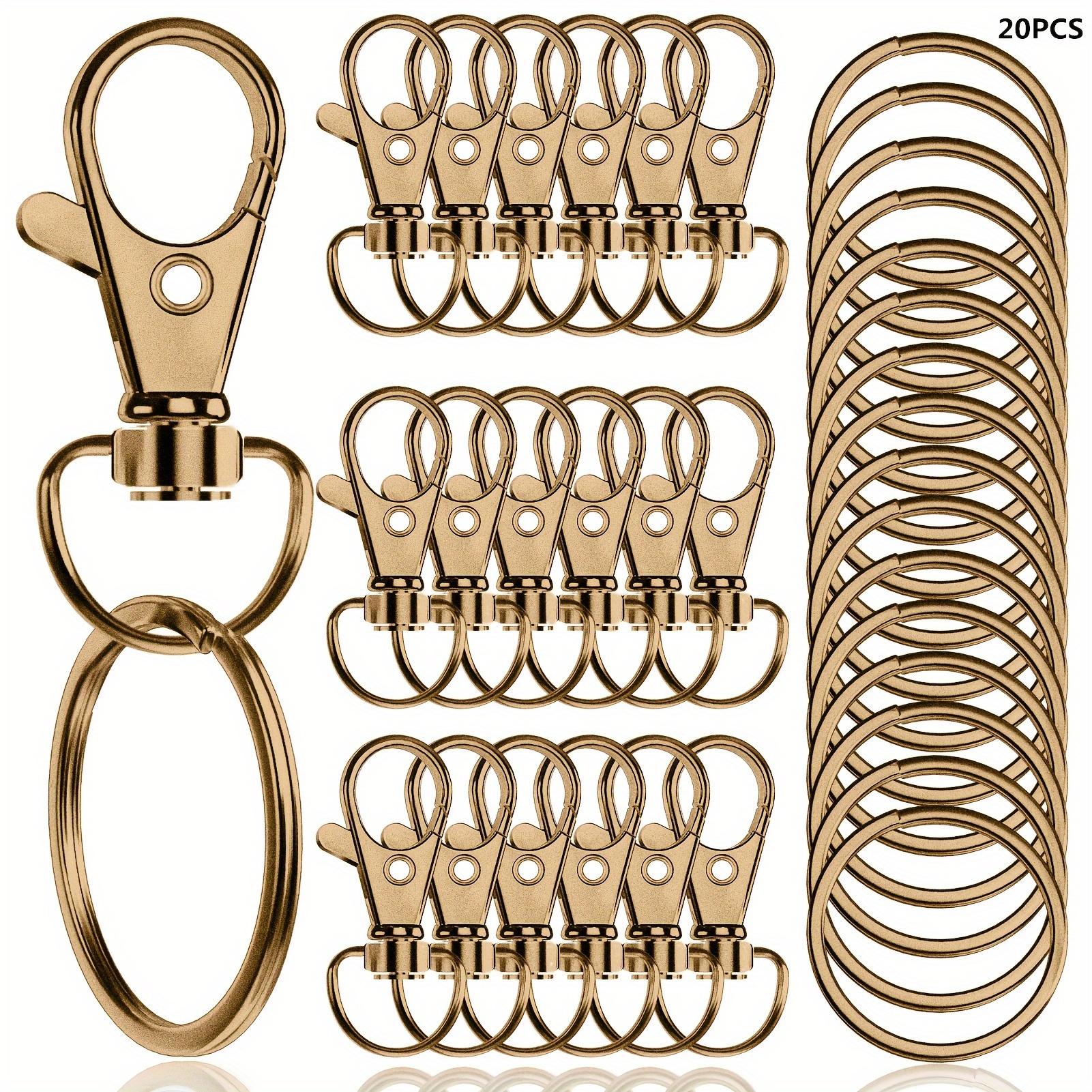 Rotating Lobster Clasp Key Ring Key Chain Key Ring Jewelry - Temu