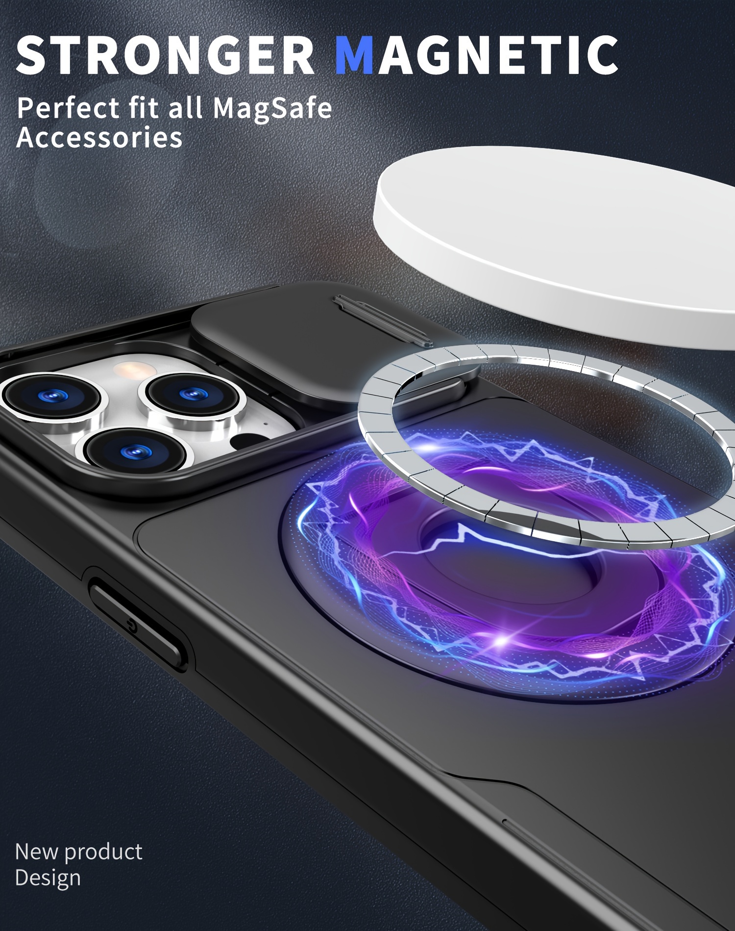 extraordinary for iphone 15 15 pro 15 plus 15 pro max phone case 360 rotation magnetic suction finger ring phone protective case with car mount function wireless charging push window lens protective phone cover details 2