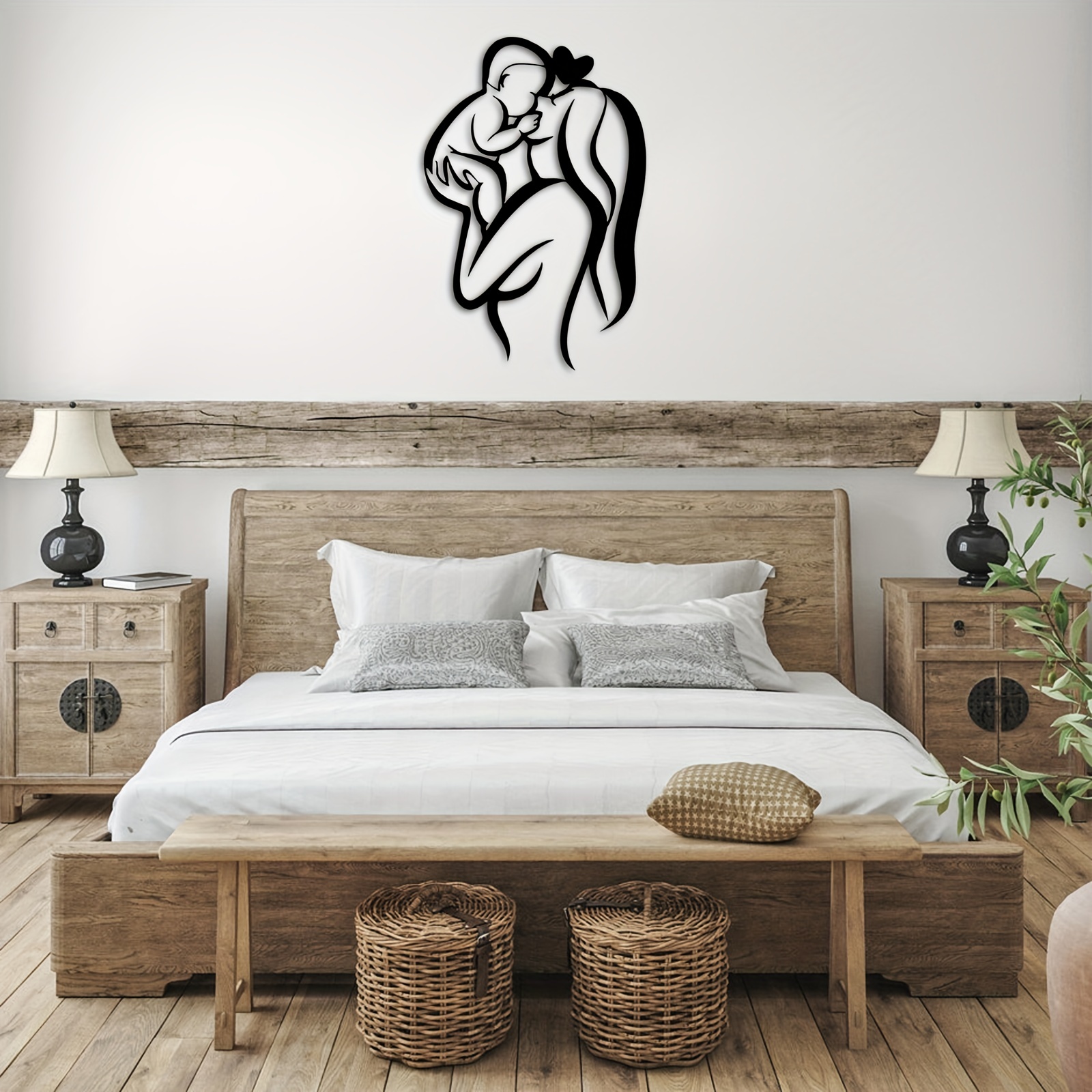 Mother Child Mother Wall Art Love And Mother's Day Wall - Temu