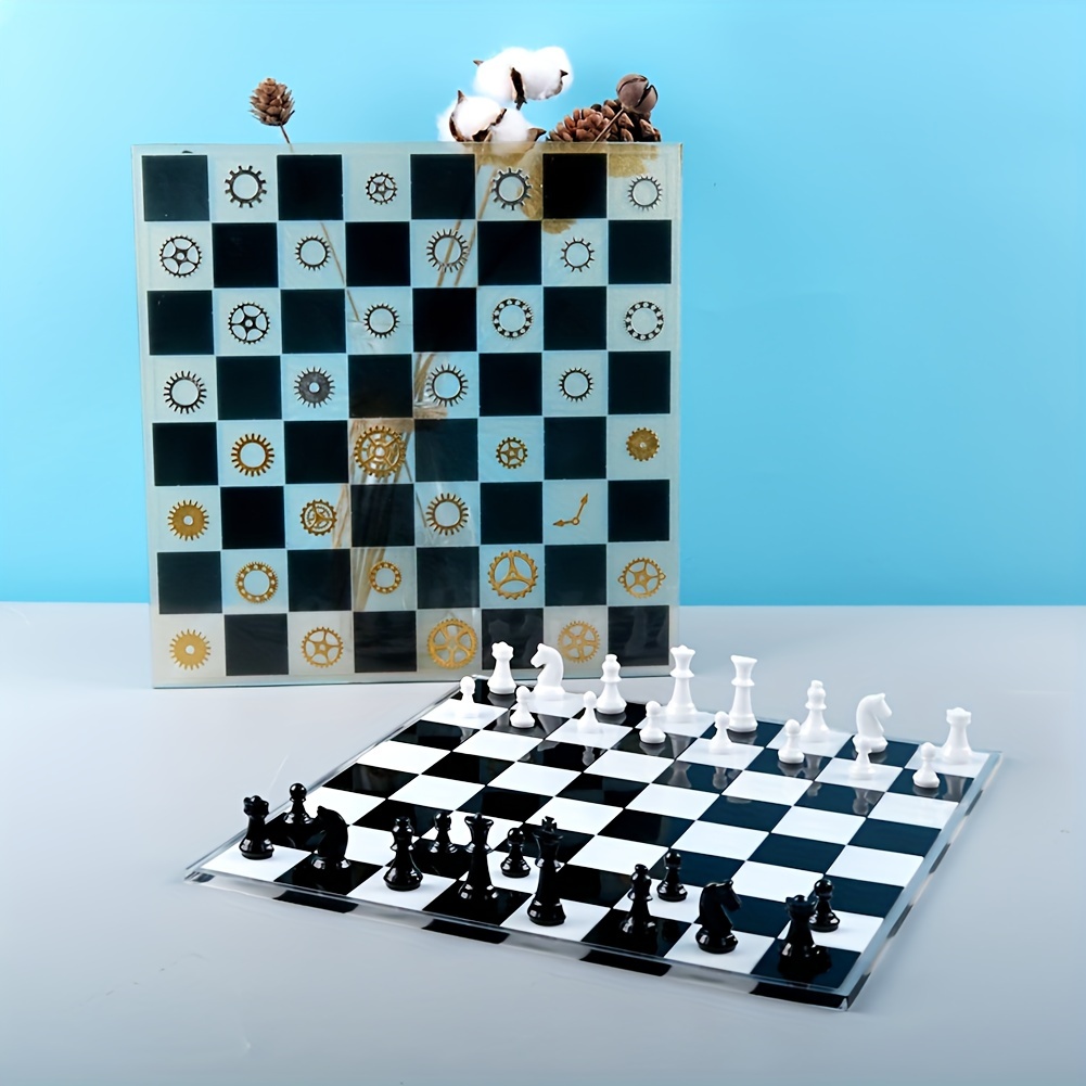 DIY Resin Chess Board & Chess Set