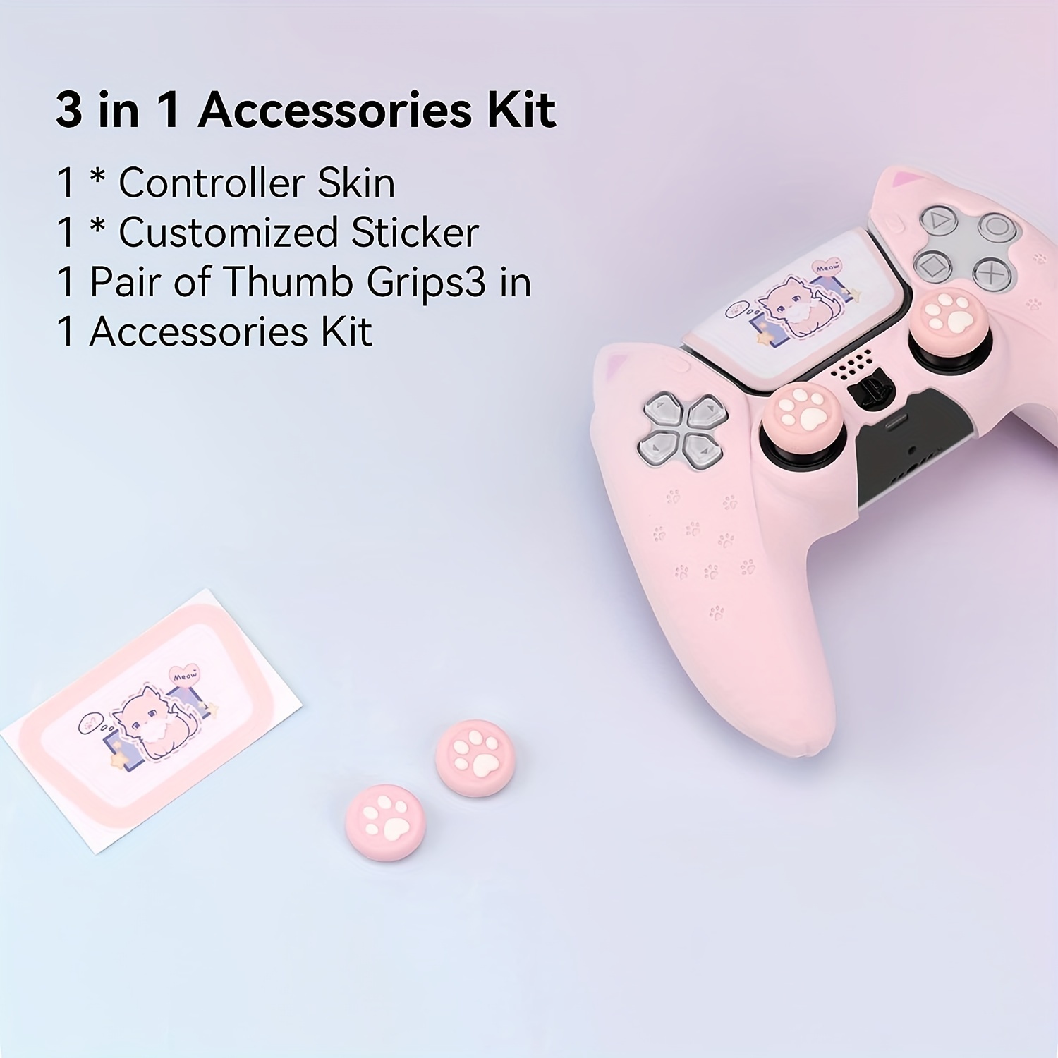 Protection en Silicone pour Manette PS5 - KIT Silicone