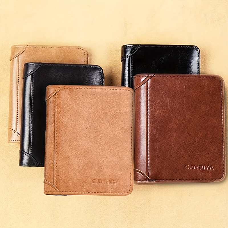 Men's Short Wallet Large Capacity Multi Card Holder Wallet Card Holder  Wallet For Men Small Men Wallet High-capacity Card Bag - Temu