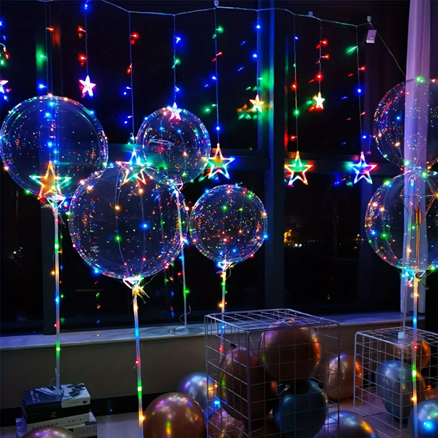 Led Balloons Transparent Led Light Up Balloons Glow - Temu