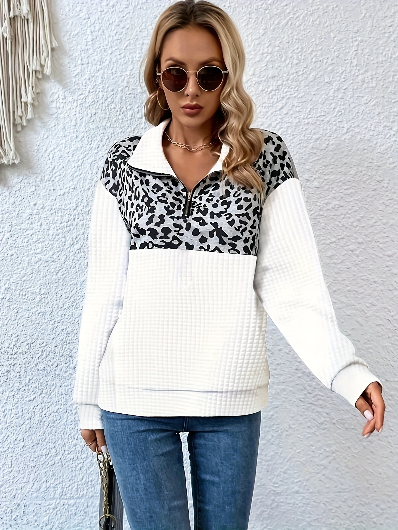 Zip collar best sale jumper womens