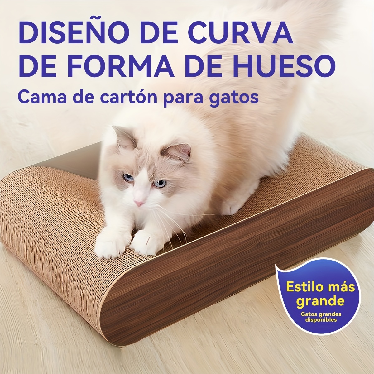 Rascador de sofá para gatos, cartón corrugado, reemplazable, almohadilla  rascador para gatos (Vintage)