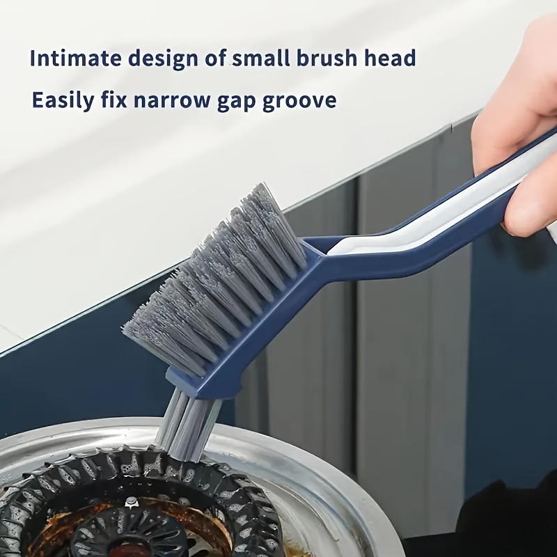 V-shaped Crevice Brush, Bathroom Long Handle Brush, Floor Brush, Toilet,  Hand Wash Pool, Bathtub, Tile, Hard Bristles, Cleaning Floor Seam Brush -  Temu