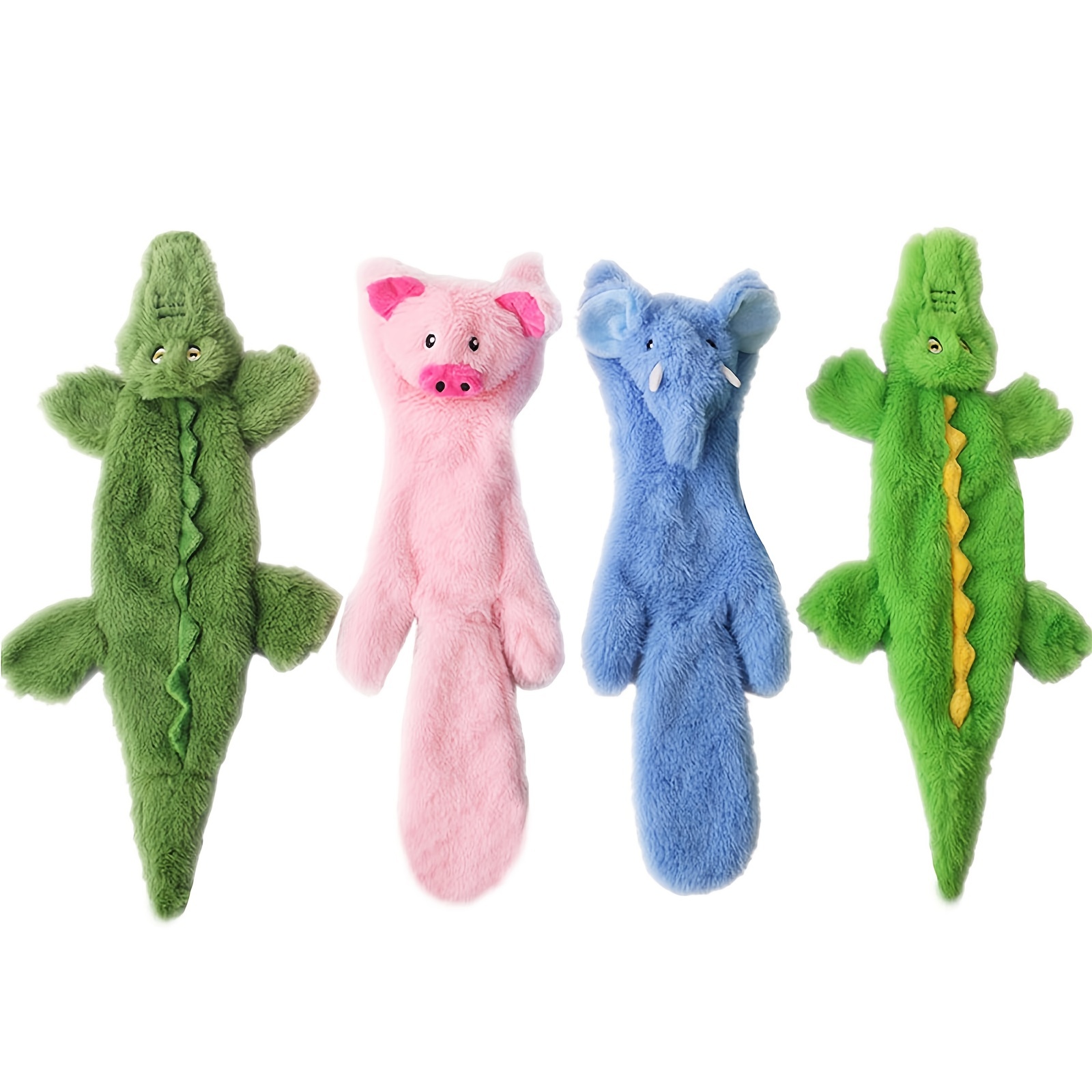 Stuffed Dog Toys for Large Dogs - Big Dog Squeaky Toys, Plush Dog Toys for  Boredom and Stimulating, Cute Stuffing Lizards with Soft Squeaker, Fun