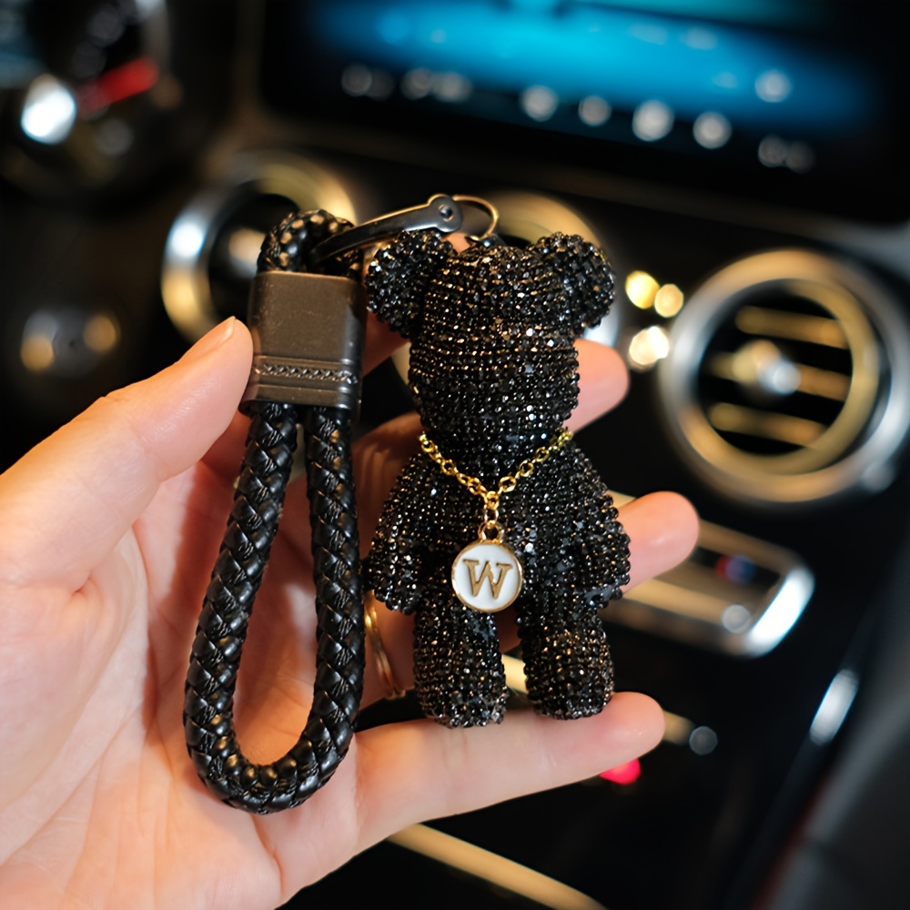 Key chain women's Key buckle creative bear key chain car key