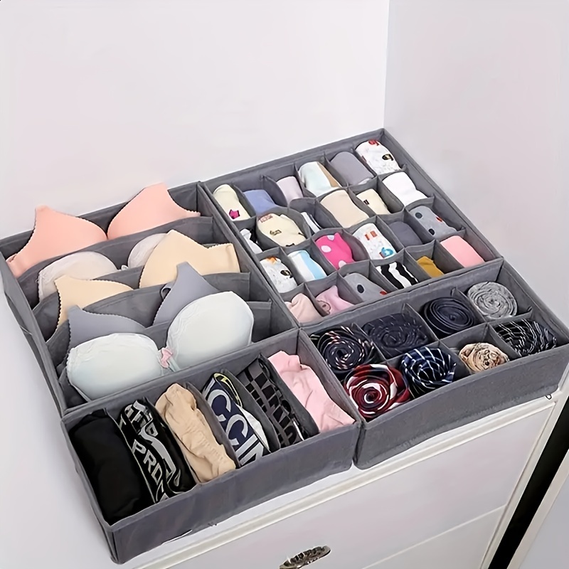 Underwear Drawer Storage Box Foldable Storage Drawer Basket - Temu