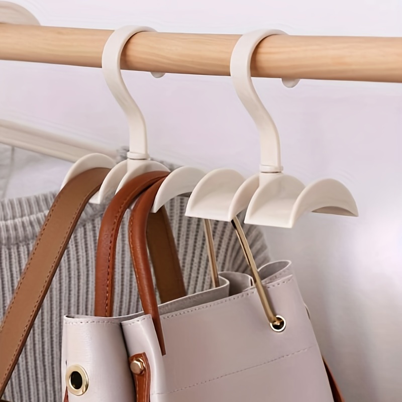 Purse Hanger For Closet Creative Arched Hanger Hook Portable Handbag  Organizer Hooks Over The Closet Rod Hanger For Handbags/Tie