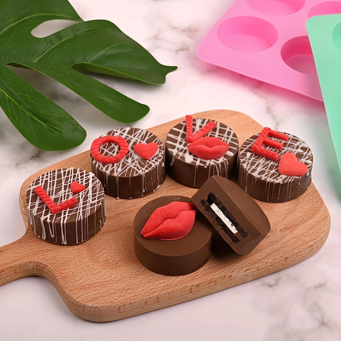 Round Chocolate Cookie Resin Molds New Size 12 cavity - Temu
