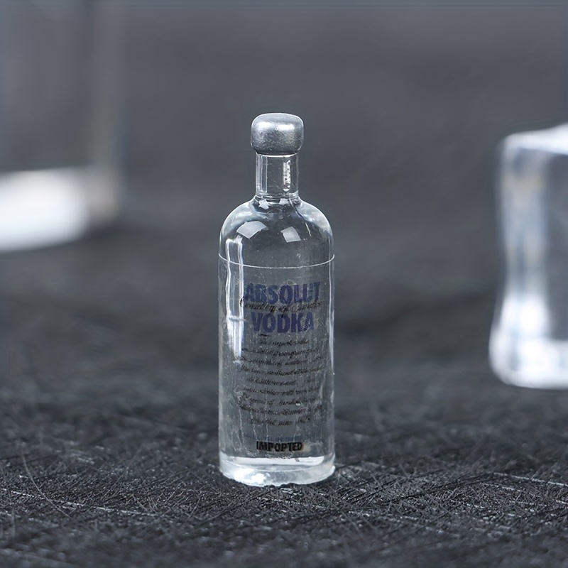 5pcs Mini Vodka Bottle Doll House Food Sand Table Toy Model