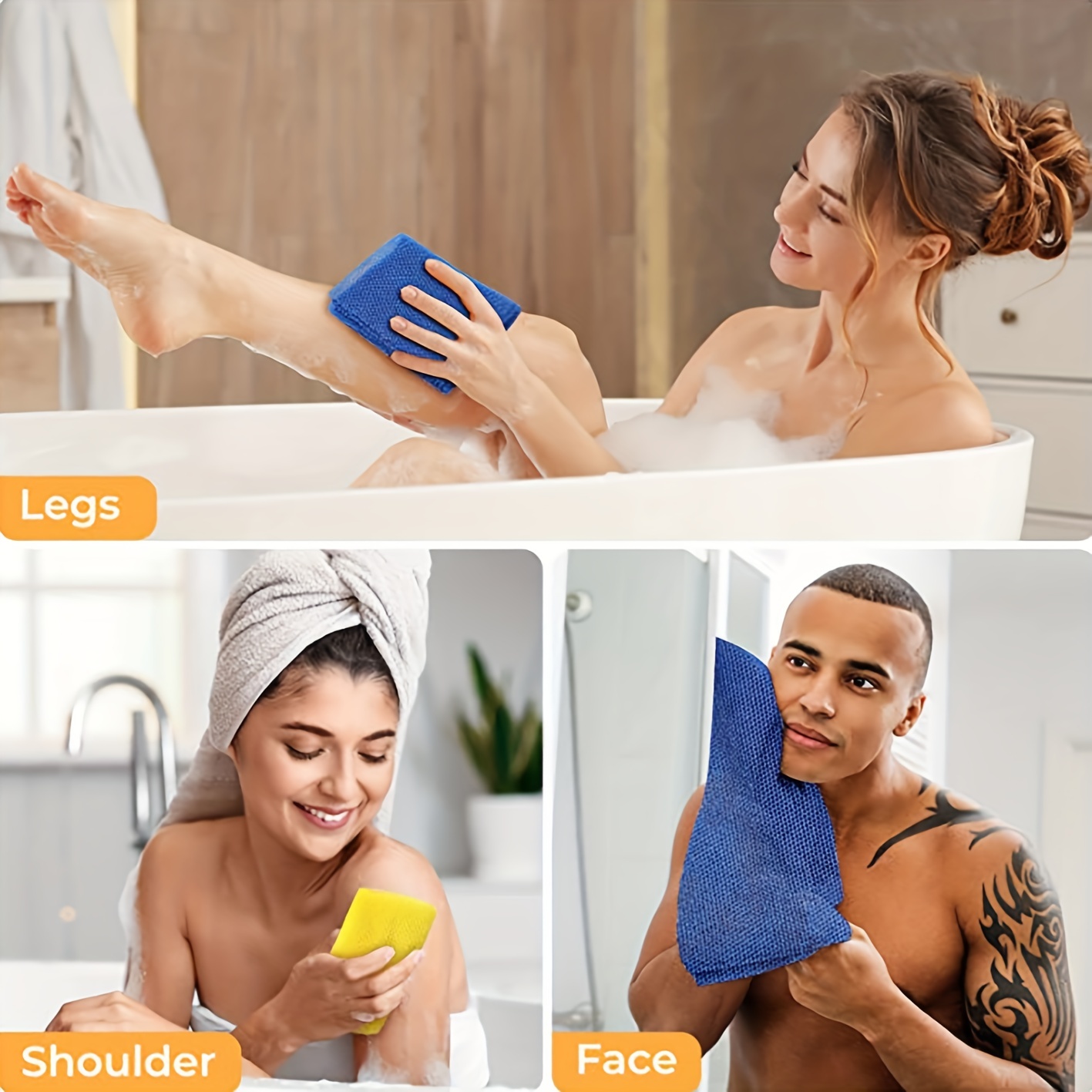 African Net Long Bath Net Sponge african Bathing Sponge body - Temu