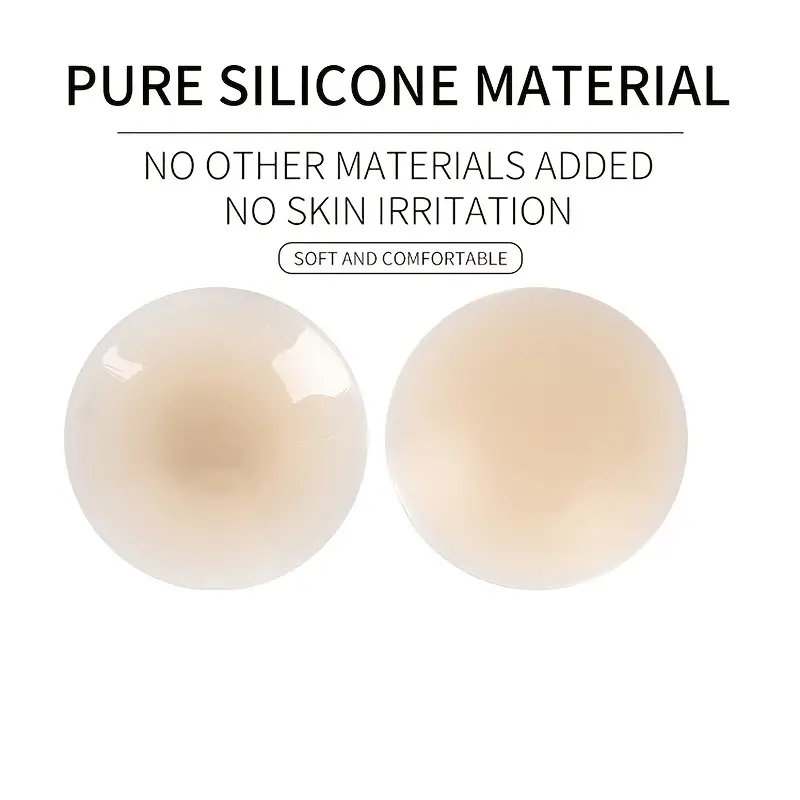 Boxed Round Nipple Covers Invisible Silicone Adhesive Nipple - Temu Canada
