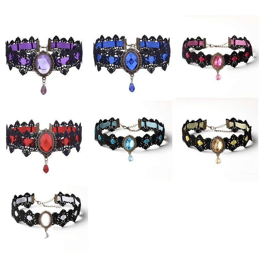 Goth Chokers For Women - Temu