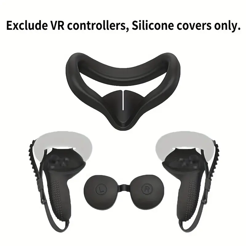  AMVR Face Cover Compatible with Meta/Oculus Quest 3 Headset  Accessories, Comfy Silicone Face Cushion Pad Fits Facial Interface,  Sweatproof VR Mask to Enhance Your Gaming Experience (White, Only Cover) :  Video