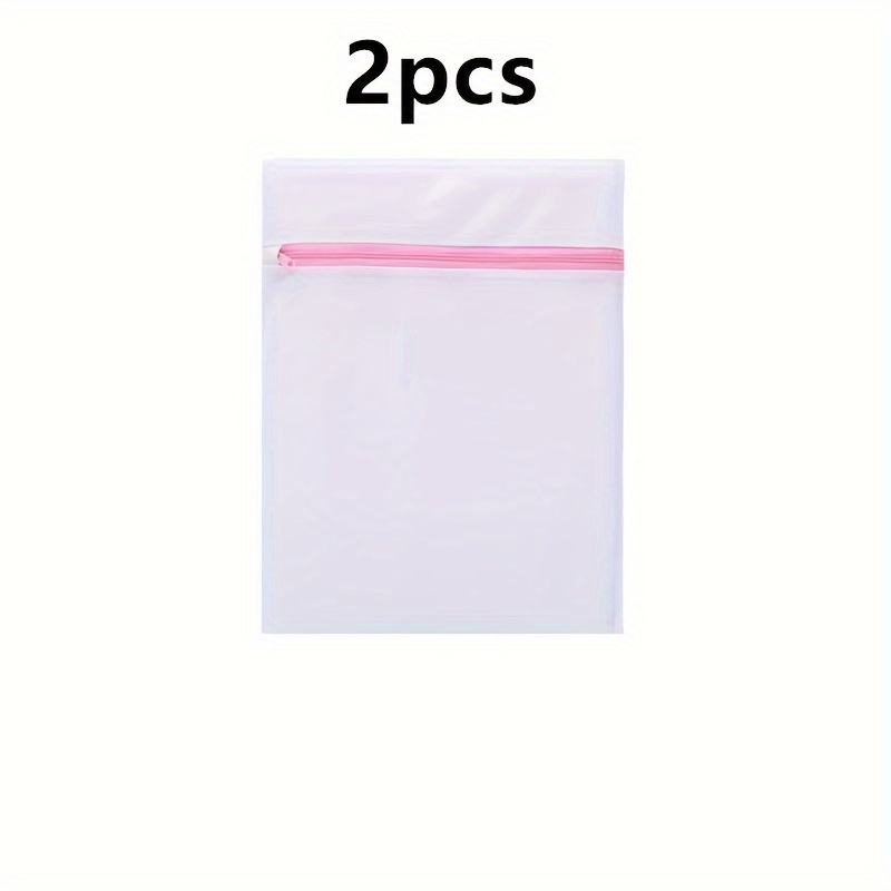 2pcs Mesh Laundry Bag, Machine Washing Bag, Wash Guard Bag, Washing Machine  Special Bra Bag, Underwear Mesh Bag, Wash Guard Bag