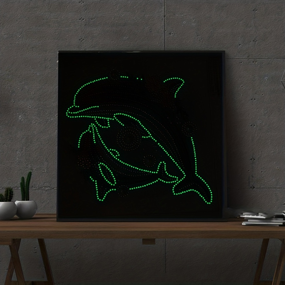 Diamond Painting Glow in the Dark - Dolphins