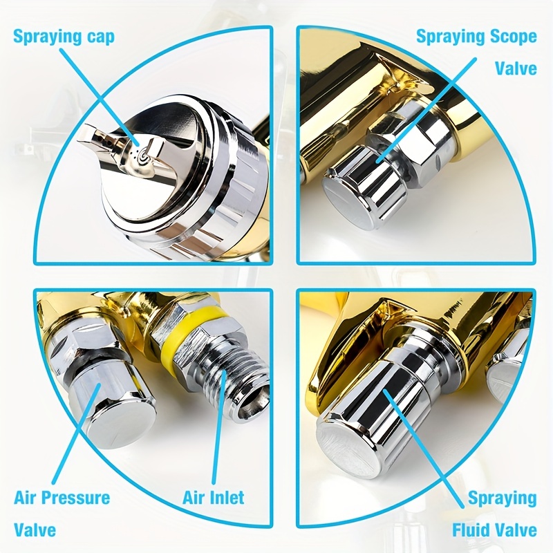 Mild Steel Spray Gun For Paint, Nozzle Size: 3mm, 8 cfm