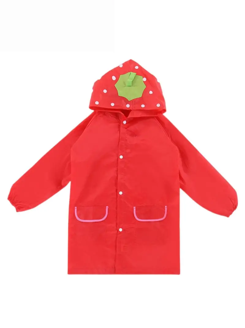 cute cartoon animal raincoat for kids waterproof and stylish ideal for height 90 130 cm details 5