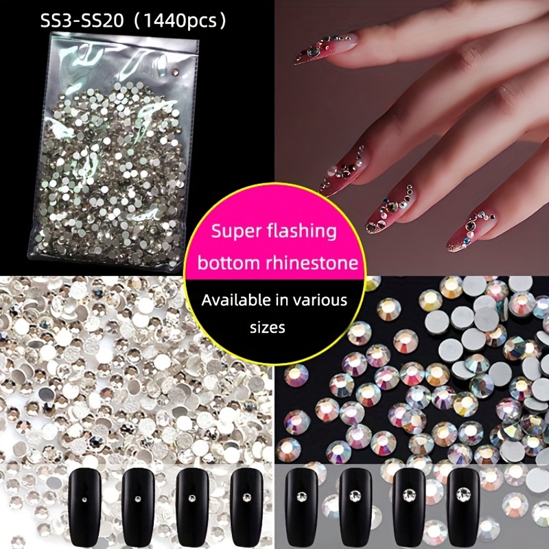 Crystal Rhinestones Nail Art Gems and Rhinestones,for  Nails/Clothes/Face/Craft