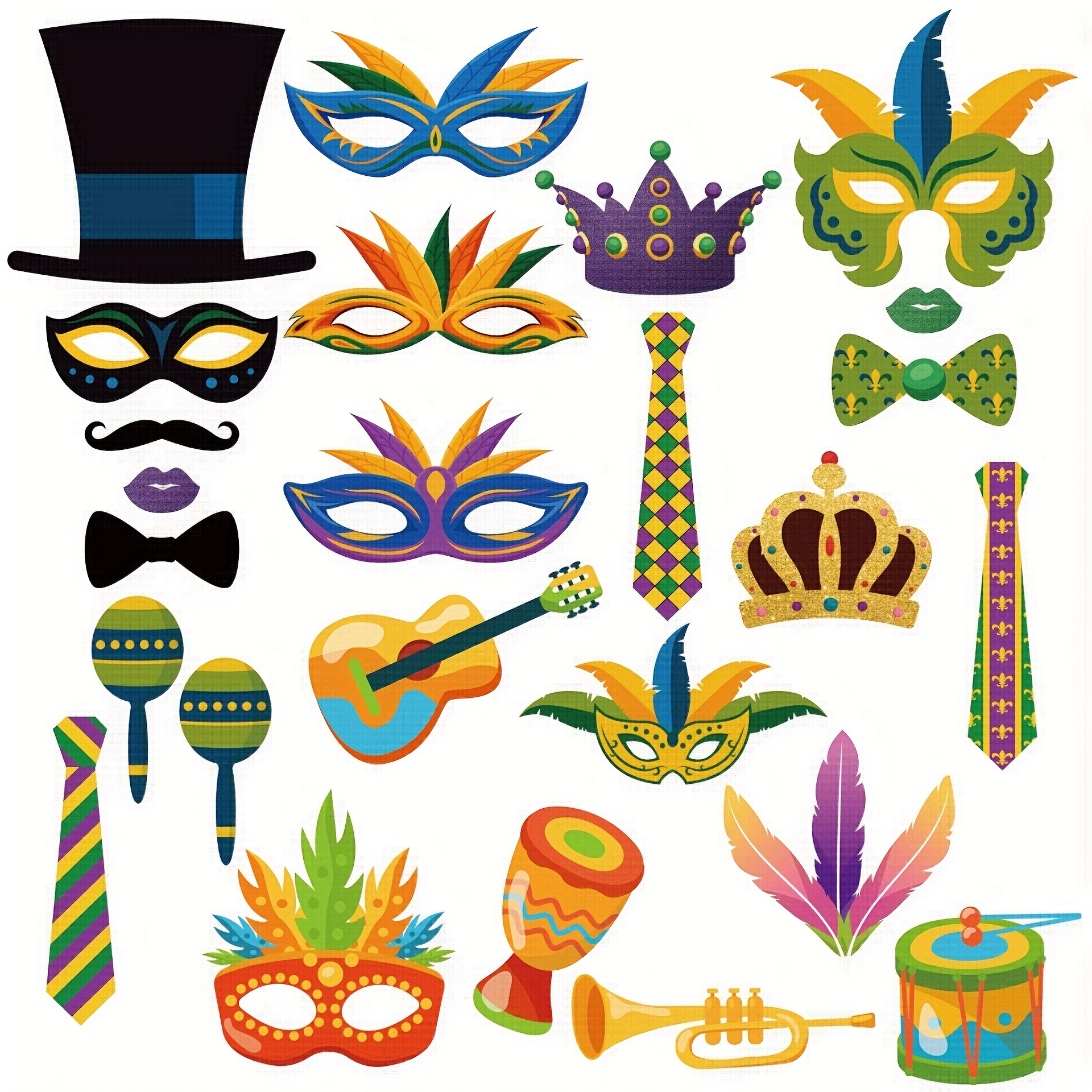 Mardi Gras Party Accessories Mardi Gras Fat Tuesday Party - Temu