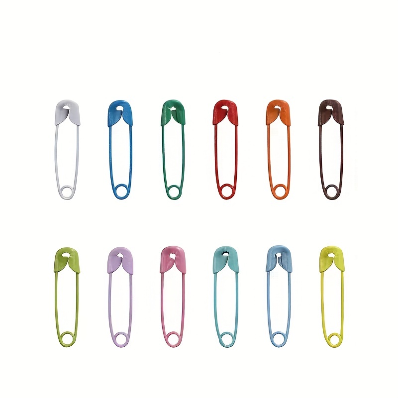 120pcs, Colored Safety Pins, 0.74 Inch Mini Safety Pins For Clothes, Small  Safety Pin Rust Resistant Nickel Plated Steel Set For Crafting, Sewing, Fas