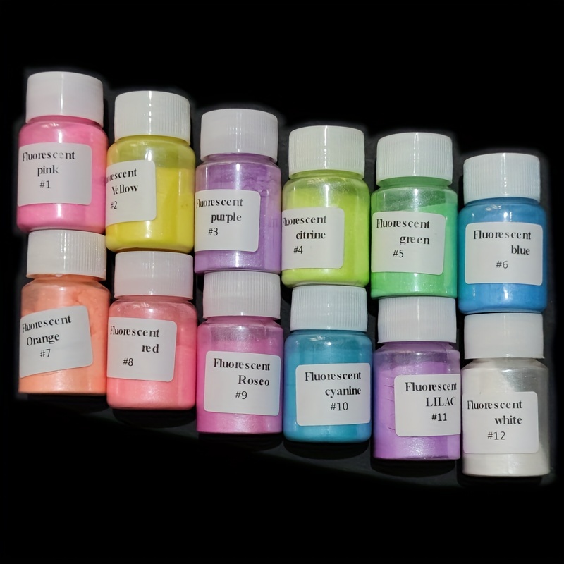  Mica Powder Pigment 12 Color,Non-Toxic Safe Natural