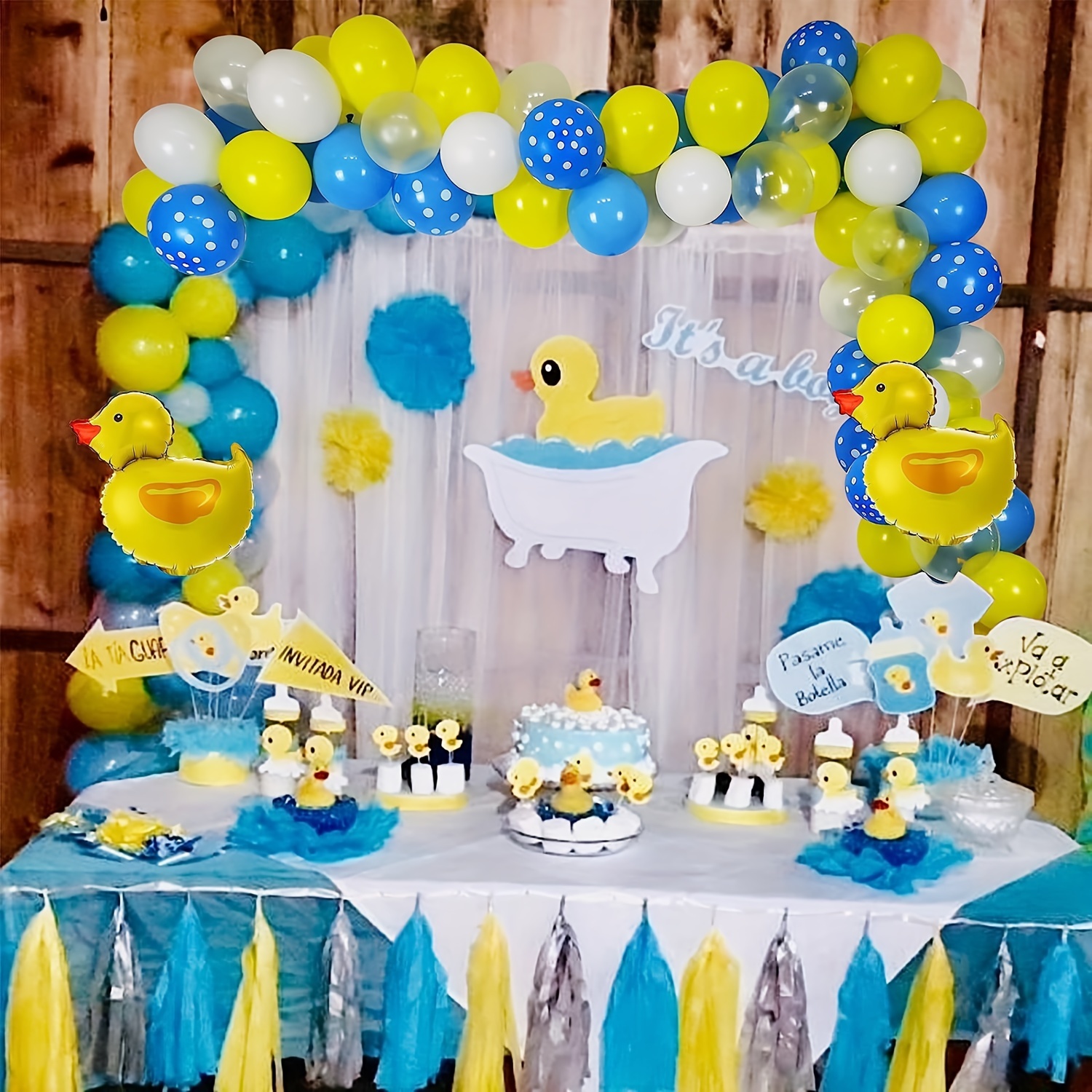 rubber duck baby shower centerpiece ideas