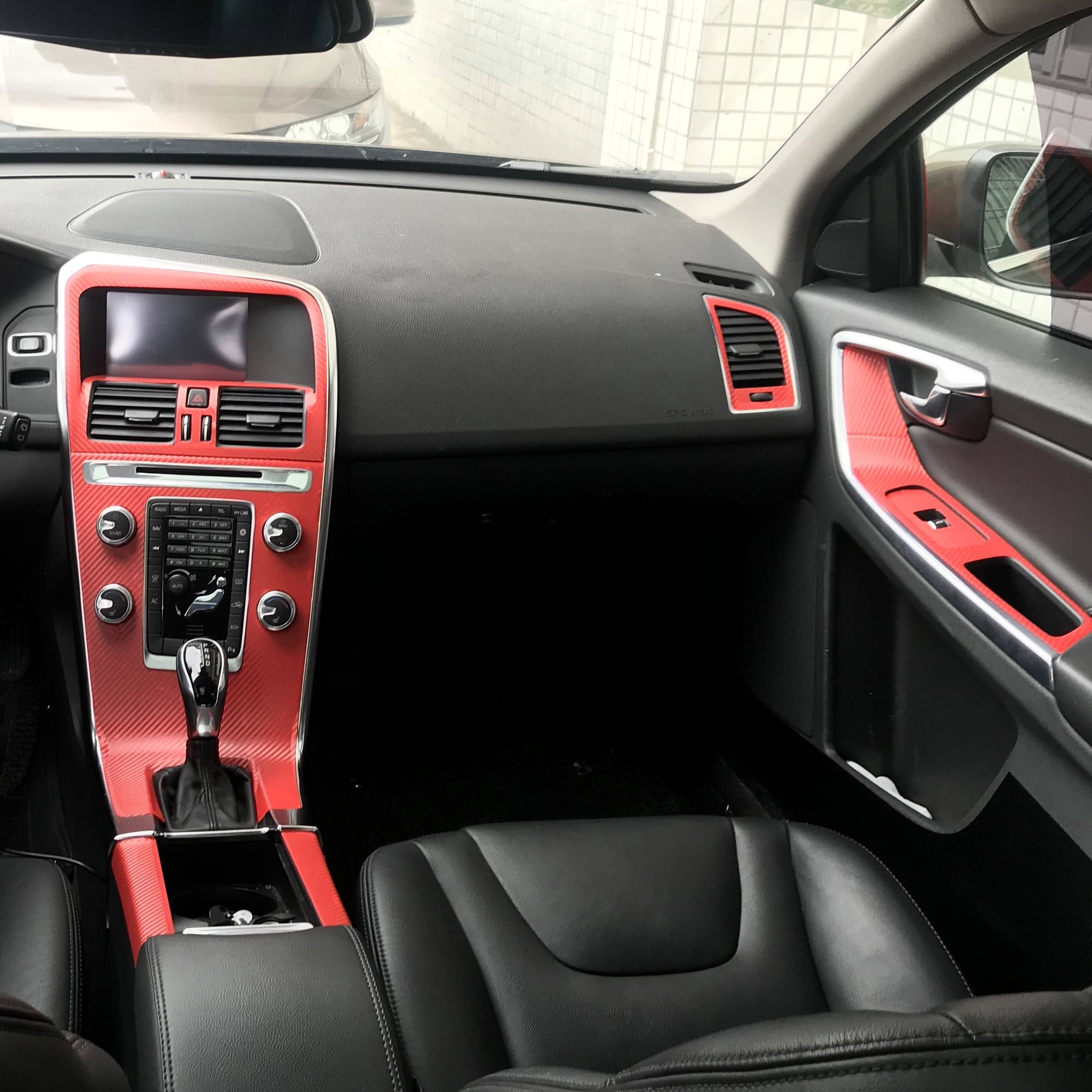 Décoration de tableau de bord en acier inoxydable pour voiture Volvo XC60, décoration  de climatisation, cadre, garniture intérieure, Sequins