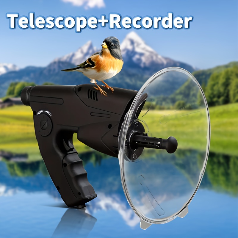 Microphone Parabolique Stéréo pro HI-SOUND COMPACT avec Carte son