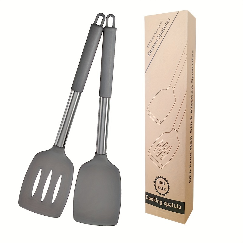 1pc Espátulas Silicona Turner Cocina Espátula Cocina - Temu