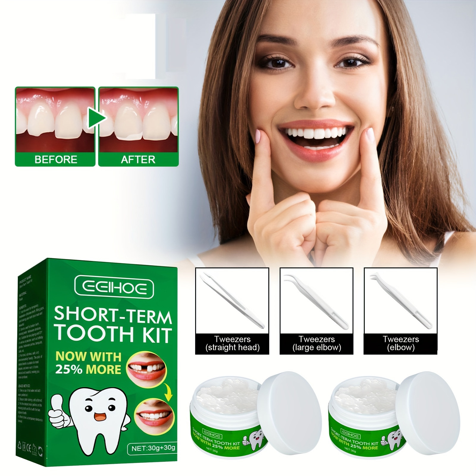 Adhesive Dentures Temu